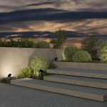 Грунтовый светильник Denkirs Moss DK9800-BK