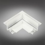 Соединитель угловой плоский встраиваемый Aployt Magnetic track 48 APL.0182.10.04