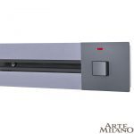 Встраиваемый шинопровод с выключателем Arte Milano Am-track-sockets 385201TBB/100 Grey