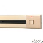 Накладной шинопровод с выключателем Arte Milano Am-track-sockets 385201TOB/100 Gold