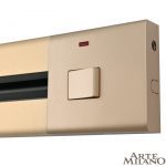 Накладной шинопровод с выключателем Arte Milano Am-track-sockets 385205TOB/50 Gold