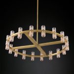 Люстра на штанге Delight Collection Arcachon KM1000P-36 brass