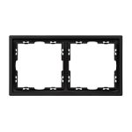 Рамка пластиковая Arlight FRM-NOBE-SFPL-2-BK 054216