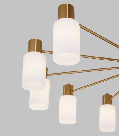 Люстра на штанге Eurosvet Vegga 70160/12 латунь