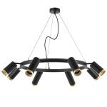 Подвесная люстра Lightstar Rullo (571018+214437-4+214487-4+203440-8) LR01887437440