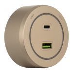 Трековая розетка Arte Milano Am-track-sockets-39 399731TS/USB-Type-C Gold