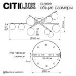 Потолочная люстра Citilux Glob CL209291