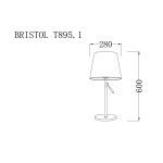 Настольная лампа Lucia Tucci Bristol T895.1