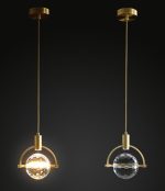 Подвесной светильник DeLight Collection 2121P/A brass/clear