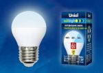 Лампа светодиодная (UL-00002377) Uniel E27 6W 3000K матовая LED-G45-6W/WW/E27/FR/MB PLM11WH