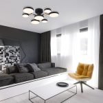 Потолочная люстра LED4U L3201-700 BK