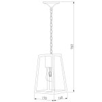 Уличный подвесной светильник Elektrostandard Germes 4690389183652