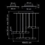 Подвесной светильник Lightstar Favo 750223