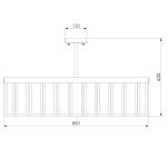 Потолочная люстра Bogates Eclipse 357/8 Smart