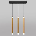 Подвесной светодиодный светильник Eurosvet Maestro 50133/3 LED бронза
