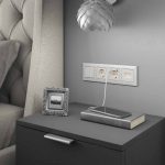 Выключатель Werkel двухклавишный проходной с подсветкой перламутровый W1122113 4690389160967