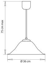 Подвесной светильник Arte Lamp Cucina A4020SP-1WH