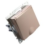 Розетка 1-местная с/з с защитной шторкой Stekker Катрин 39594