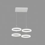 Подвесная люстра Elvan LU-155/4SQ-21W-NH-Wh