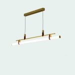 Подвесной светильник iLedex Zoom 9498P-46W-3000K GL-BR-WH