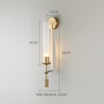 Бра Delight Collection Wall lamp 88043W brass