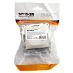 Розетка 1-местная б/з с защитной шторкой Stekker Катрин 39581