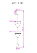 Подвесной светильник Myfar Maretta MR2210-3PL