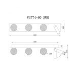 Настенный светильник iLedex Telescope W4774-60 SWH
