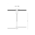 Подвесной светильник iLedex Vision 4722-97 MBK