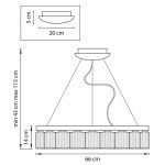 Подвесная светодиодная люстра Lightstar Nibbler 812186