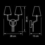 Бра Osgona Diafano 758622