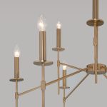 Люстра на штанге Eurosvet Anders 60142/9 латунь a061931