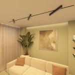 Трековый однофазный светильник Denkirs Edder DK6634-BK