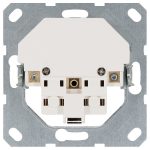 Розетка SHUKO с USB A+C с защитными шторками 16A 250V 2P+T USB 25W, цвет Тауп Jasmart G5501USB-25T