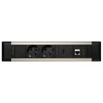 Блок розеток 41T (2 секции, USB + type C + RJ45 + HDMI) Mebax 00-00002593