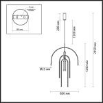 Подвесная люстра Odeon Light Memfi 6633/95L