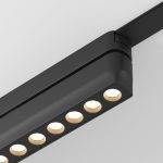 Трековый магнитный однофазный светильник Denkirs Air grill DK5338-BK