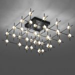 Потолочная люстра DeLight Collection Molecular MX18001067-36A black/gold