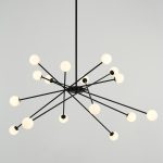 Люстра на штанге DeLight Collection MD19001025-16A black