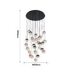 Каскадная люстра Favourite Luna 4371-27P