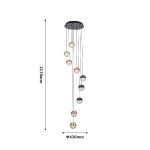 Каскадная люстра Favourite Luna 4371-9P