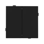 Механизм выключателя двухклавишный проходной Arlight SWT-TENDO-MKP2-SFPL-BK (230V, 10A) 054553