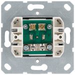 Розетка TV Ф9.5mm проходная с накладкой, цвет Тауп Jasmart G6002T