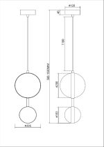 Подвесной светильник Favourite Asterismo 4448-2P