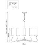 Подвесная люстра Lightstar Flume 723085