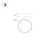 Светофильтр Arlight LGD-ARTIFACT-COLORFUL-FRAME-R55 (BK-BL) (Металл) 057138