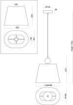 Подвесной светильник Freya Soho FR2028PL-01N