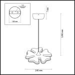 Подвесной светодиодный светильник Lumion Leila 3644/26L