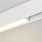 Трековый магнитный светильник Arlight MAG-FLAT-45-L405-12W Warm3000 (WH, 100 deg, 24V, DALI) 046578