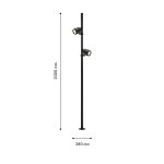 Садово-парковый светильник Favourite Securitas 4638-2F